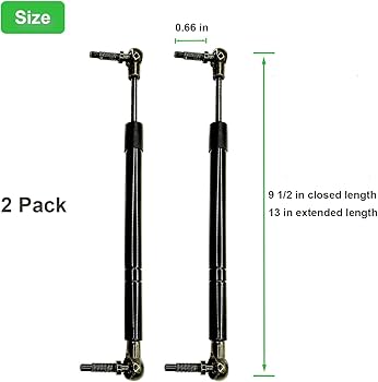 Amazon.com: 2 Pack Upgraded 116-0027 Steering Damper Fit for